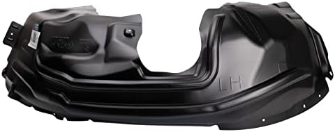 TRQ Front Left Inner Fender Liner Black Drivers Side