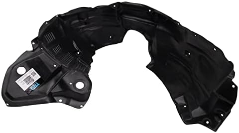 TRQ Front Left Inner Fender Liner Black Drivers Side