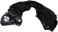 TRQ Front Left Inner Fender Liner Black Drivers Side