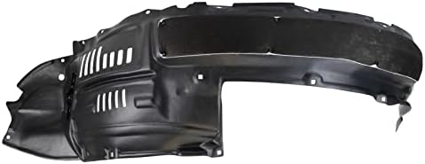 TRQ Rear Right Inner Fender Liner Black Passenger Side