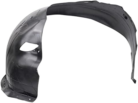 TRQ Right Inner Fender Liner Black Passenger Side