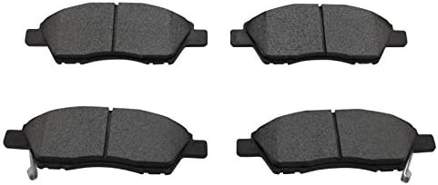 TRQ Front Brake Pads Ceramic Hardware Wear Sensor