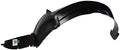 TRQ Front Left Inner Fender Liner Black Drivers Side