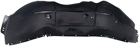 TRQ Front Right Inner Fender Liner Black Passenger Side
