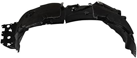 TRQ Front Left Inner Fender Liner Black Drivers Side