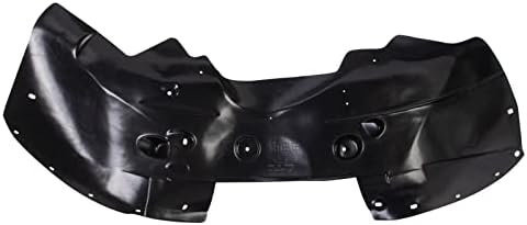 TRQ Front Right Inner Fender Liner Black Passenger Side