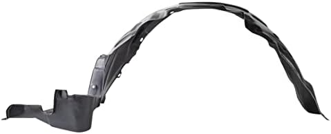 TRQ Front Right Inner Fender Liner Black Passenger Side
