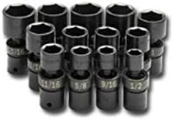 SK PROFESSIONAL TOOLS 34300 Impact Socket Set,1/2" Drive,13 Pieces by SKHandTools