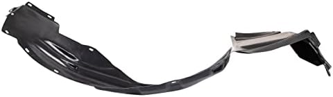 TRQ Front Left Inner Fender Liner Black Drivers Side