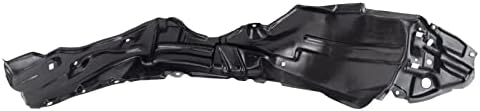 TRQ Front Left Inner Fender Liner Black Drivers Side