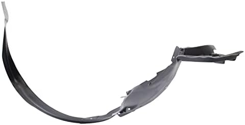 TRQ Front Left Inner Fender Liner Black Drivers Side