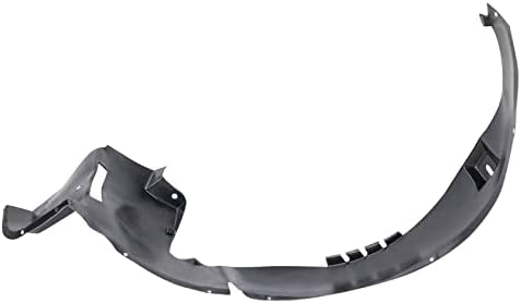 TRQ Front Right Inner Fender Liner Black Passenger Side