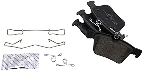 TRQ Rear Premium Posi Ceramic Disc Brake Pad Kit Set