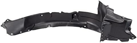 TRQ Front Left Inner Fender Liner Black Drivers Side