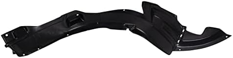 TRQ Front Left Inner Fender Liner Black Drivers Side