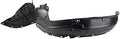 TRQ Front Left Inner Fender Liner Black Drivers Side
