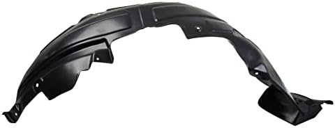 TRQ Front Left Inner Fender Liner Black Drivers Side