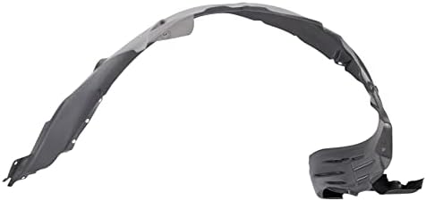 TRQ Front Left Inner Fender Liner Black Drivers Side