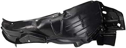 TRQ Front Left Inner Fender Liner Black Drivers Side