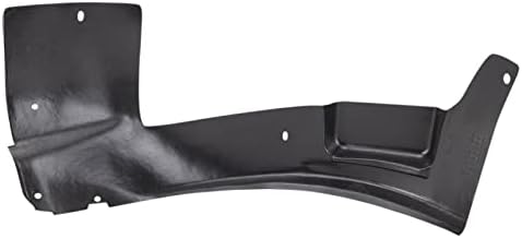 TRQ Front Left Rearward Inner Fender Liner Black Drivers Side