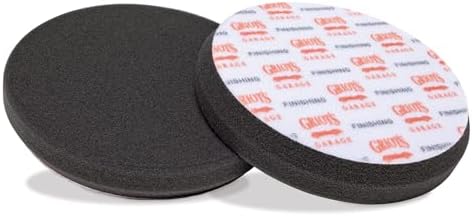 Griot's Garage 5.5" Black Foam Finishing Pads for Car Polishing and Detailing, Buffing Pads for Paint Correction and Sealant Application, 10518, Set of 2 by GriotsGarage