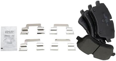 TRQ Front Ceramic Brake Pad Set
