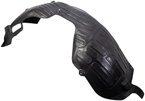 TRQ Front Right Inner Fender Liner Black Passenger Side