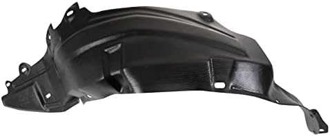 TRQ Front Left Inner Fender Liner Black Drivers Side