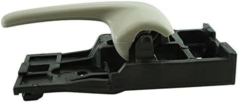 TRQ Rear Left Interior Door Handle Light Charcoal Gray Drivers Side