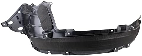 TRQ Front Left Inner Fender Liner Black Drivers Side