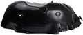 TRQ Front Right Inner Fender Liner Black Passenger Side