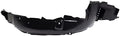 TRQ Front Right Inner Fender Liner Black Passenger Side