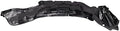 TRQ Front Left Inner Fender Liner Black Drivers Side