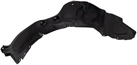 TRQ Front Left Inner Fender Liner Black Drivers Side