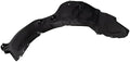 TRQ Front Left Inner Fender Liner Black Drivers Side