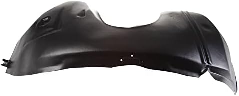 TRQ Front Right Inner Fender Liner Black Passenger Side