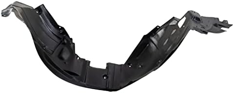 TRQ Front Left Inner Fender Liner Black Drivers Side
