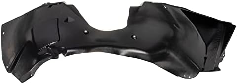 TRQ Front Right Inner Fender Liner Black Passenger Side