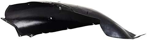 TRQ Front Right Inner Fender Liner Black Passenger Side