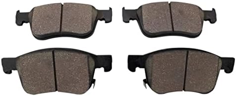 TRQ Front Ceramic Brake Pad Set Includes Contact Point Grease