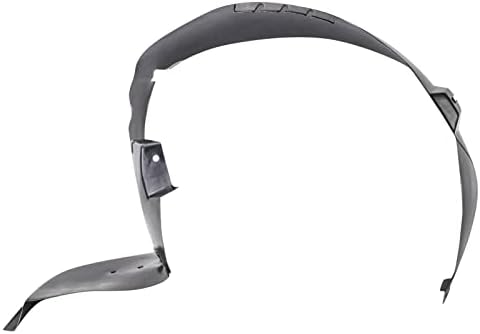 TRQ Front Right Inner Fender Liner Black Passenger Side