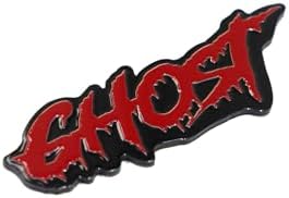 2PCS Ghost Car Emblem Gothic Horror Font Style 3D Badge Sticker Waterproof Plastic Emblem Car Symbol for Car, Truck, Motorcycle, Helmet (Red Black)