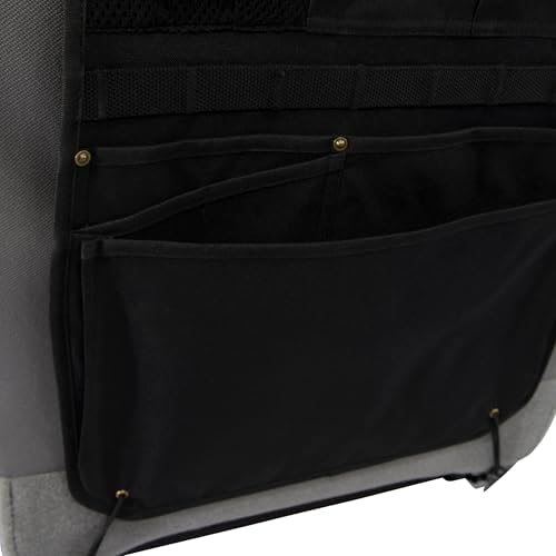 Carhartt Universal Nylon Duck Automotive Seat Back Organizer,Organization for Work and Kids,Black,(Pack of 8)