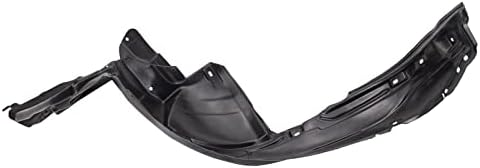 TRQ Front Right Inner Fender Liner Black Passenger Side