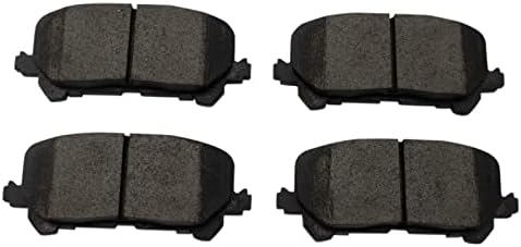 TRQ Rear Brake Pads Ceramic Hardware Wear Sensor