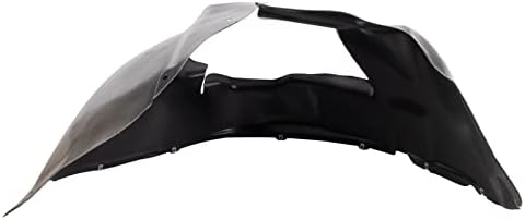 TRQ Front Left Inner Fender Liner Black Drivers Side