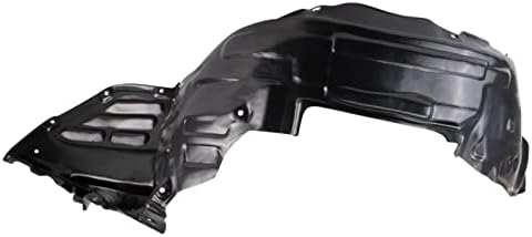TRQ Front Right Inner Fender Liner Black Passenger Side