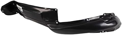 TRQ Front Left Inner Fender Liner Black Drivers Side
