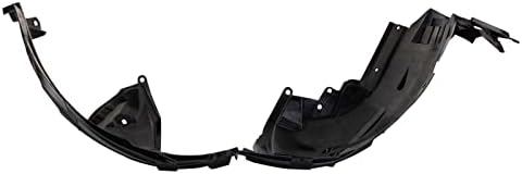TRQ Front Left Inner Fender Liner Black Drivers Side
