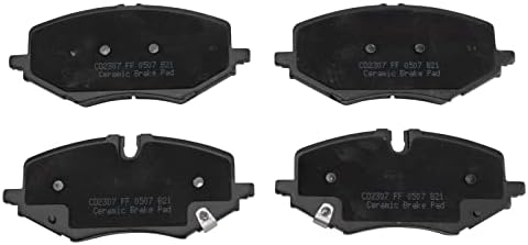 TRQ Front Ceramic Brake Pad Set